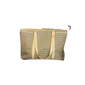 Coach Hampton signature canvas leather straps large weekender 77014 anniversary